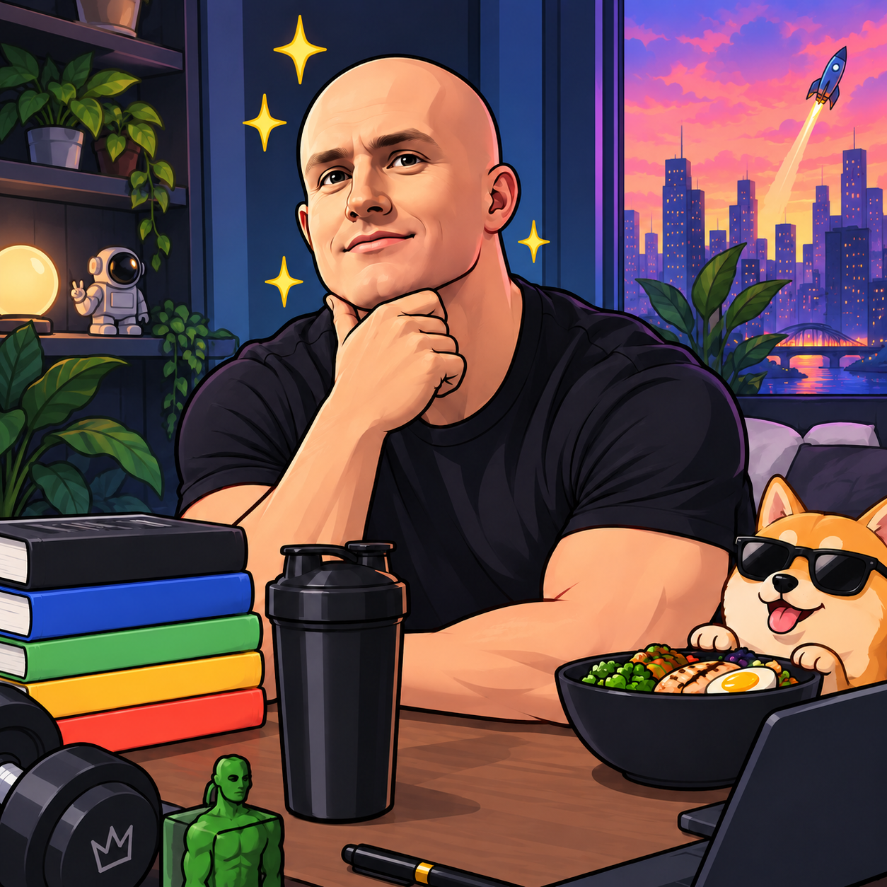 Desk portrait